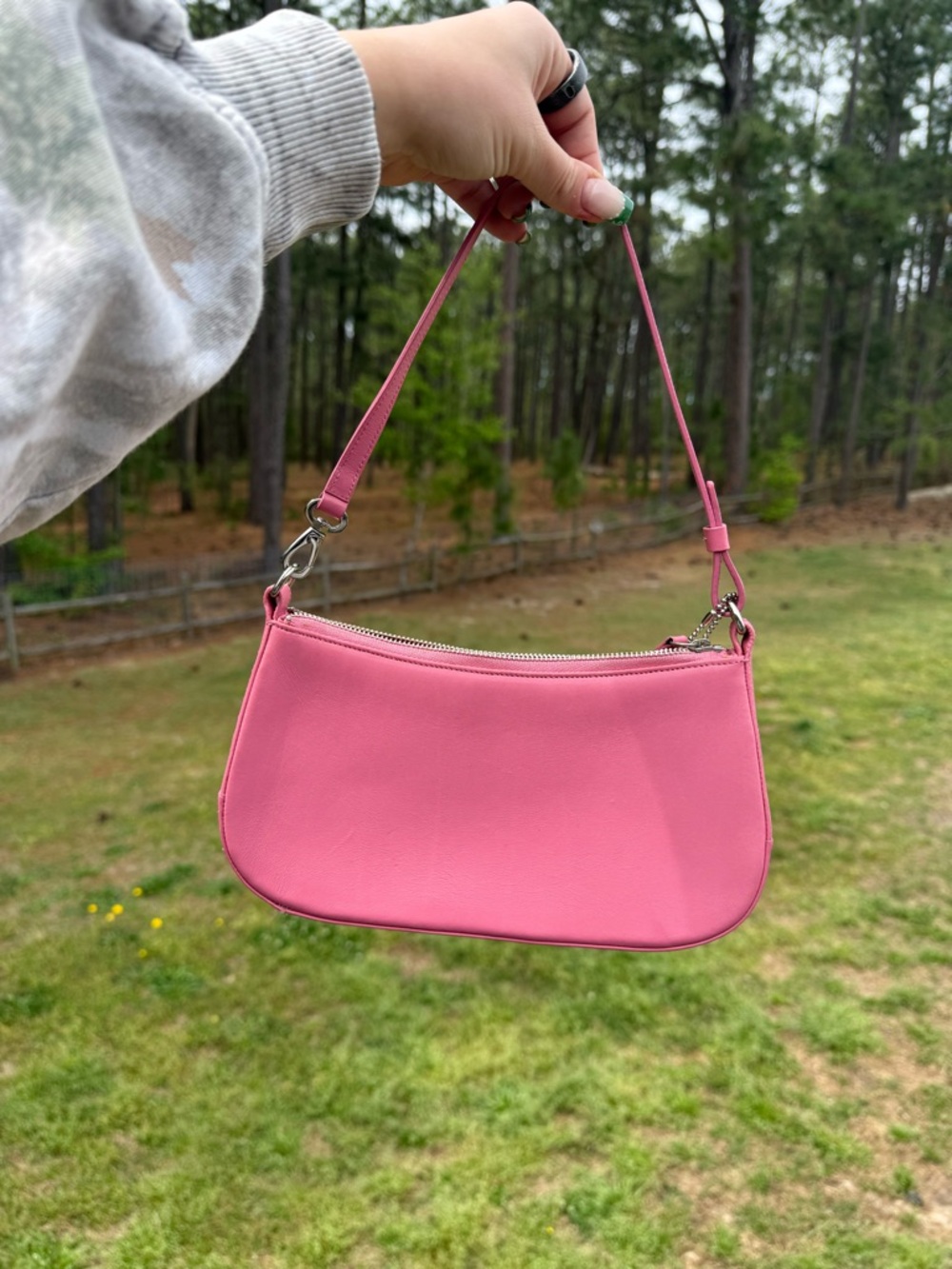 Coach Pearlized Nappa Leather Demi Shoulder Bag - Picture 3 of 8